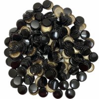 Crown Seals x 250  - BLACK bottle caps image