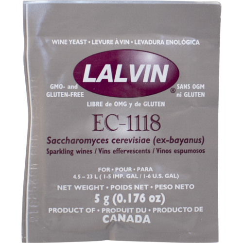 Wine Yeast - Lalvin EC1118 5g